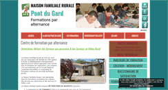 Desktop Screenshot of mfr-pontdugard.com